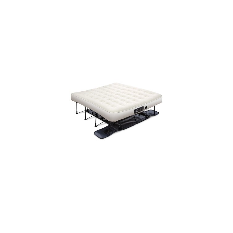 Air mattress shop with frame